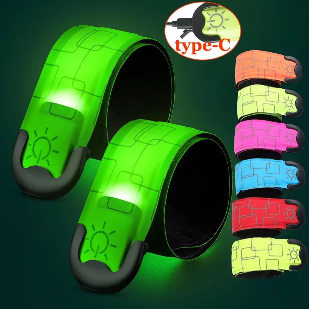 High And Running Gear - Batterij-stijl Nachtlooparmband USB Oplaadbaar Hoge zichtbaarheid