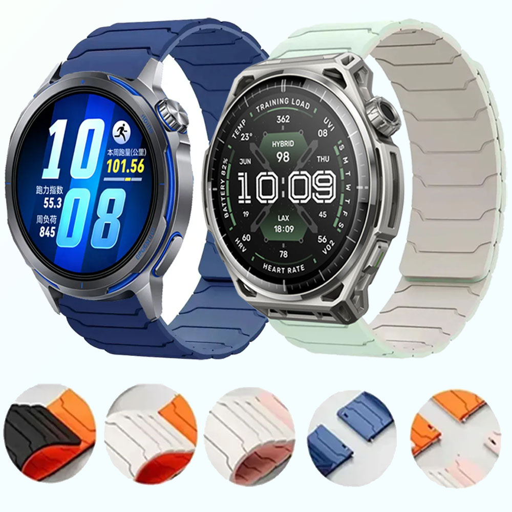 Runners Gear - 20mm 22mm Magnetische Siliconen Bandje voor