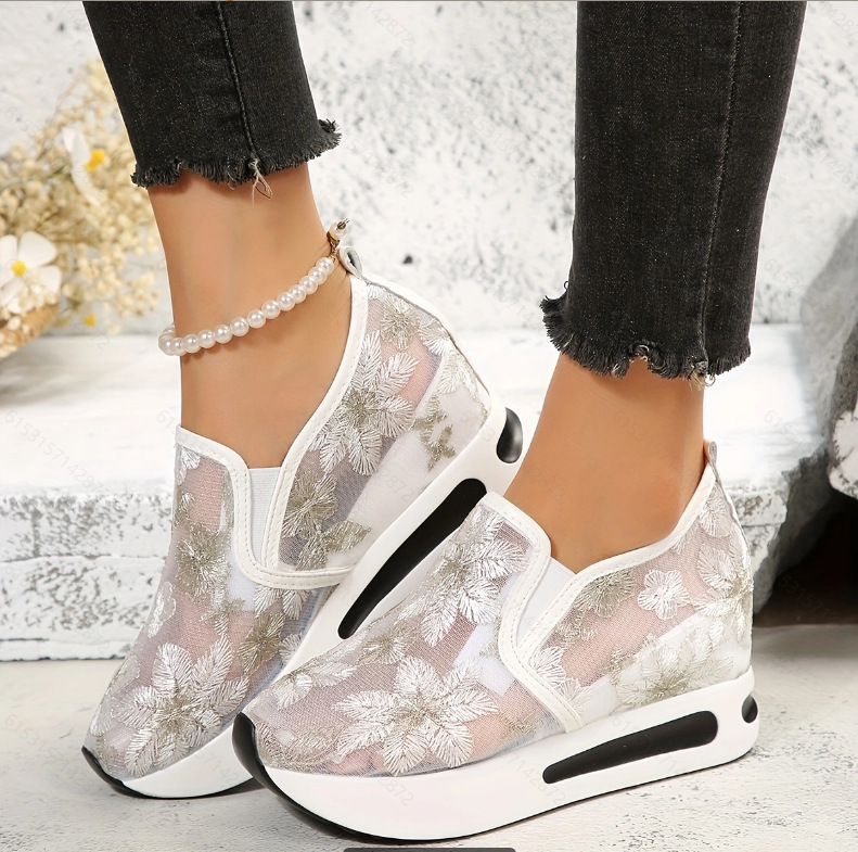 Running Gear For Sale - Kant Flats Platform Vrouwen Sportschoenen Mesh