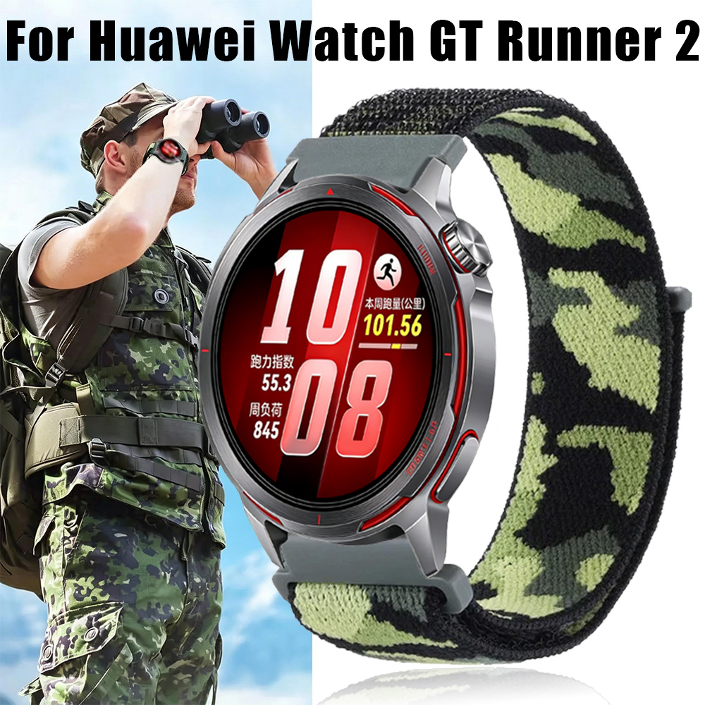Runners Gear - 20mm 22mm Nylon Loop Strap Voor