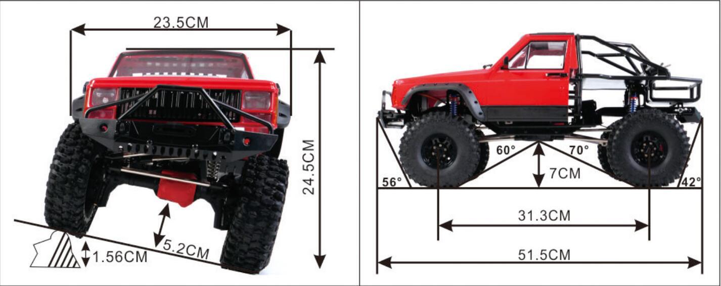 Axing RC Crawler, Cherokee Roc - High And Running Gear recensie en prijs