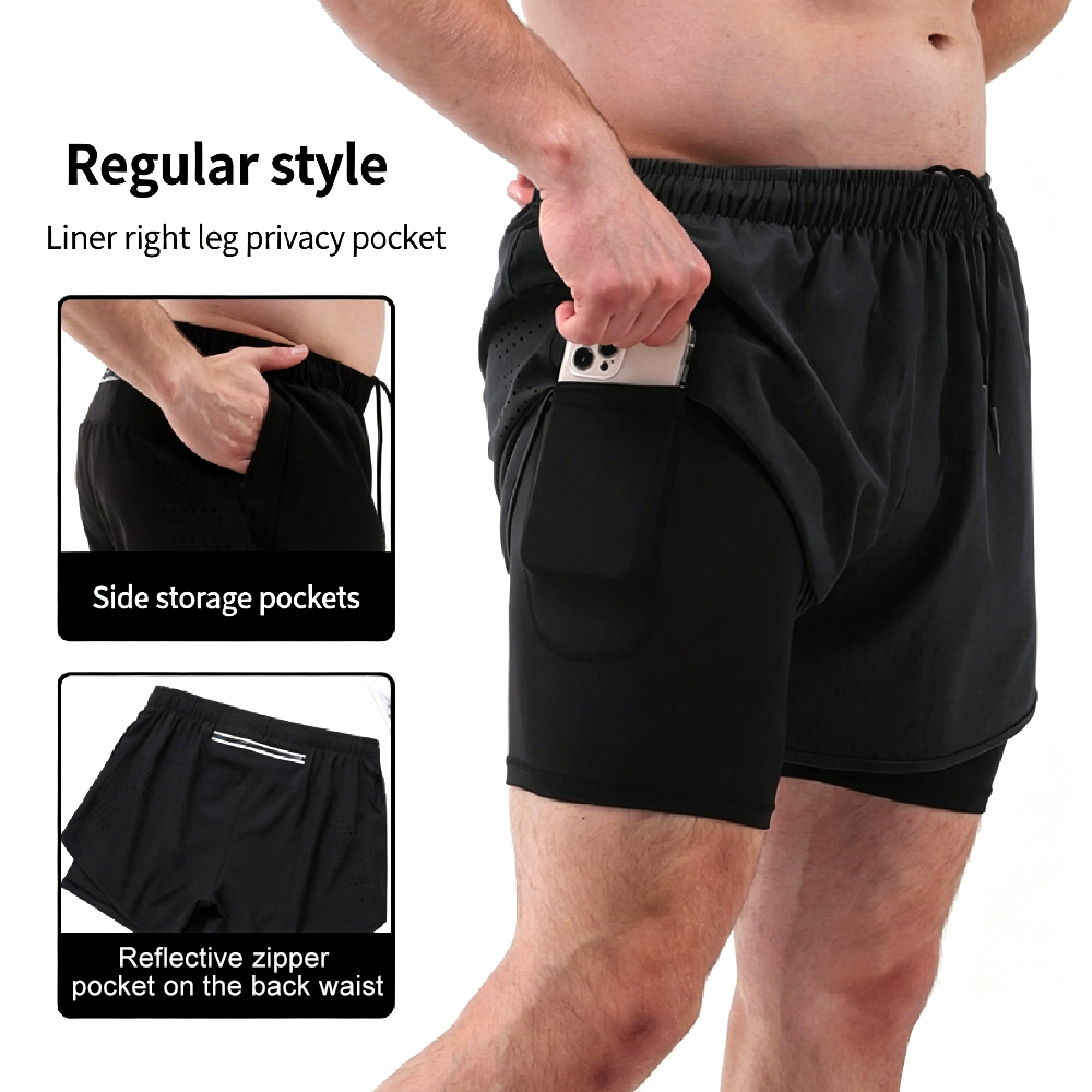 2-in-1 hardloopshorts met hoge - High And Running Gear recensie en prijs
