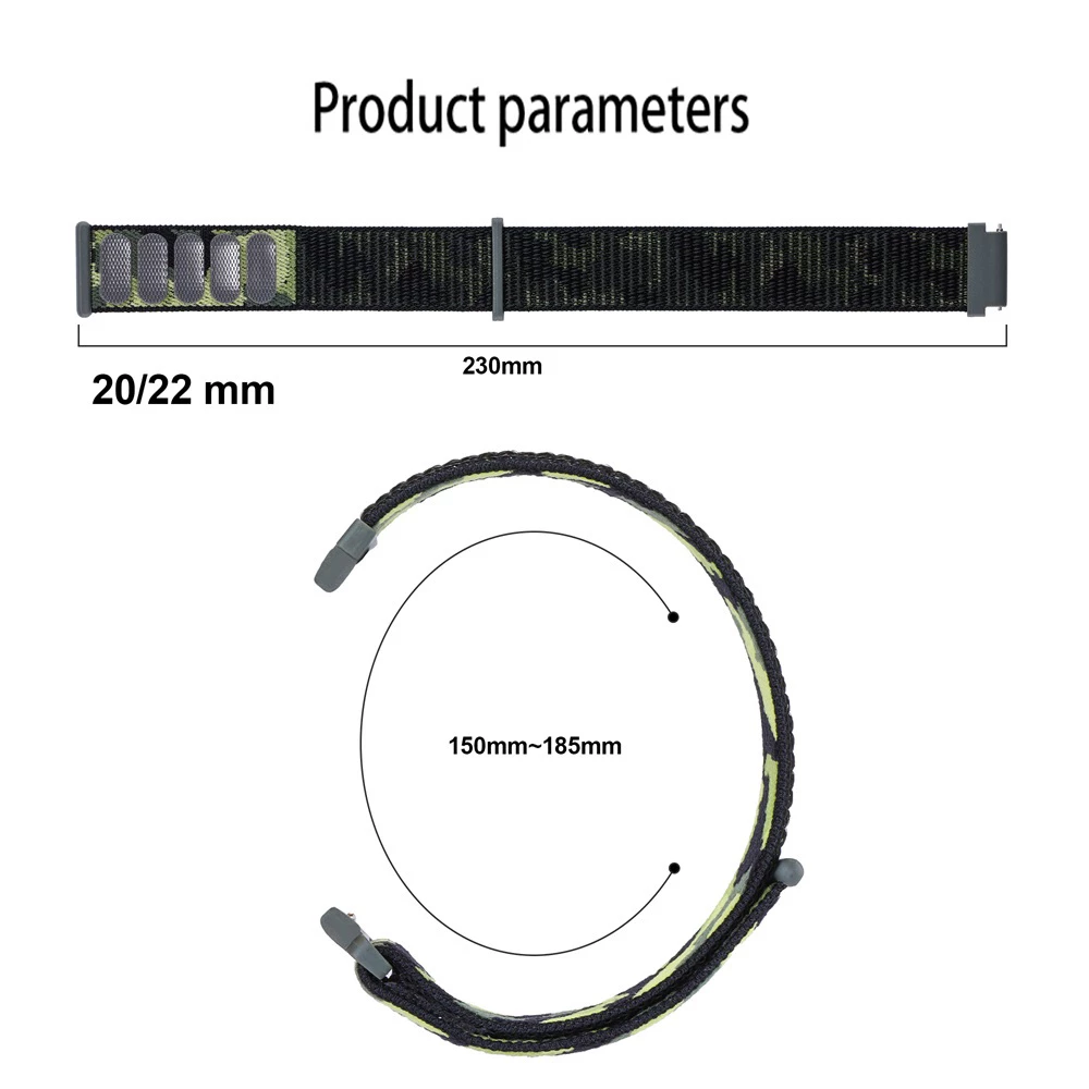20mm 22mm Nylon Loop Strap Voo - Runners Gear recensie en prijs